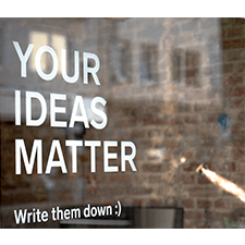 Your Ideas Matter