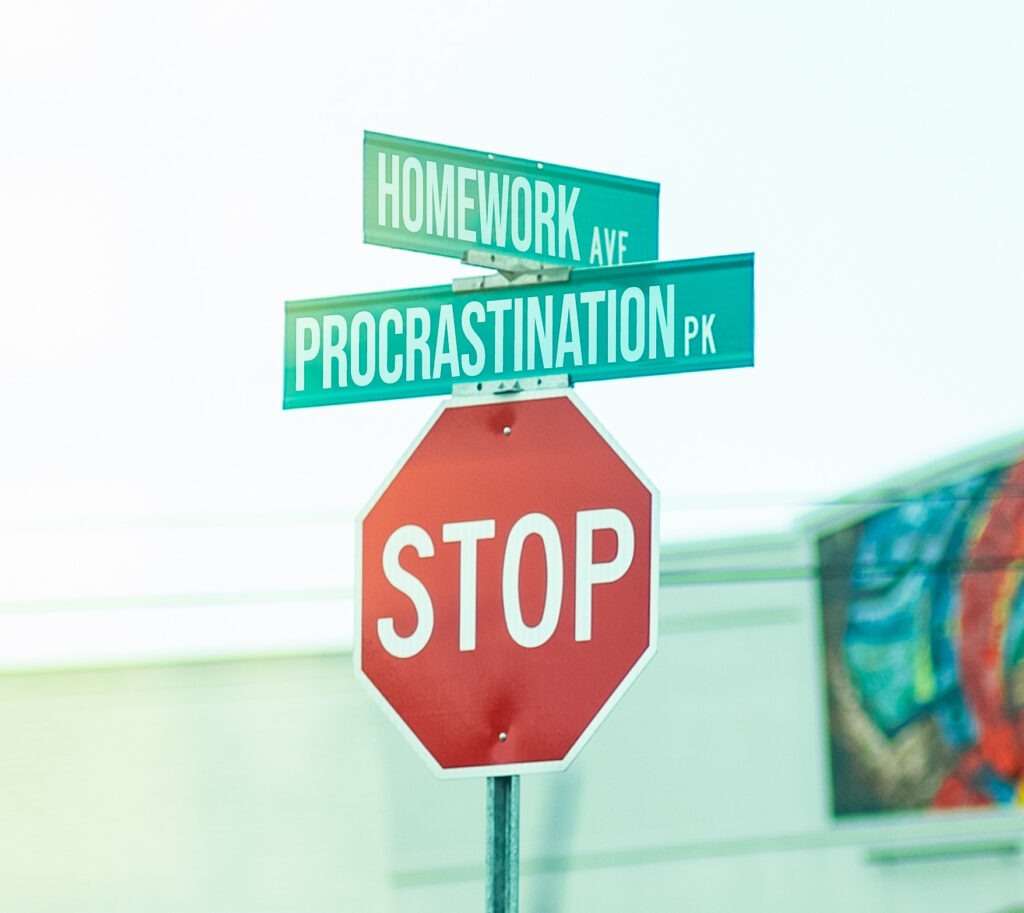 A stop sign with two street signs attached