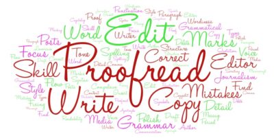 PROOFREADER WORD CLOUD